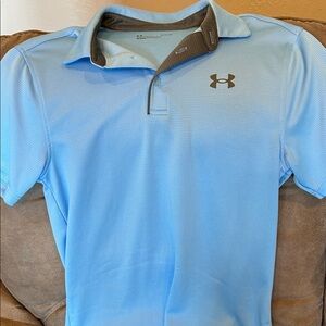 Under Armour Men's Light Blue Polo Shirt